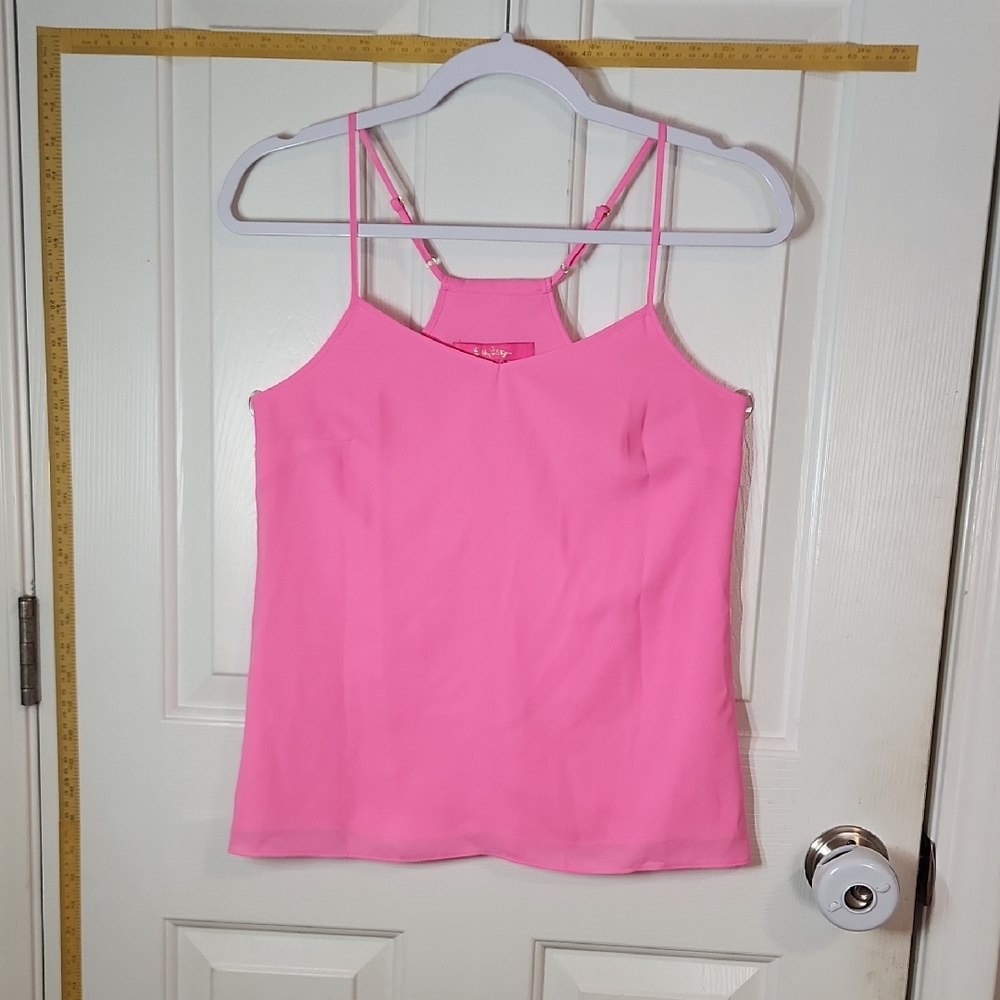 Lilly Pulitzer Pink Women's Top, sz XXS, EUC